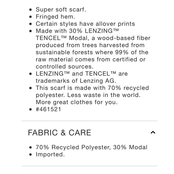 Gap winter scarf. NWT - Picture 4 of 4